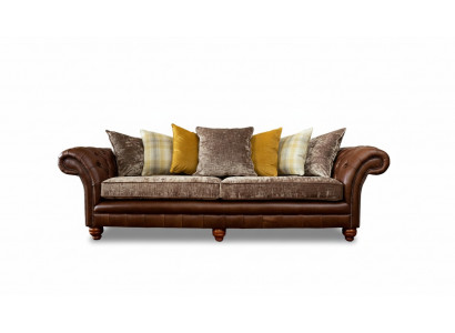 Sofa Couch 3 Sitzer Design Couch Polster Textil Klassisch Dreisitzer Neu