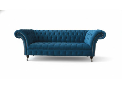 Dreisitzer Couch Polster Chesterfield Sofa Design Sofas Couchen Textil