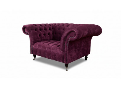 Sessel Ohrensessel Luxus 1 Sitzer Einsitzer Polster Design Stoff Modern