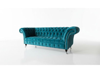 Sofa Dreisitzer Polster 3 Sitzer Sofas Design Luxus Möbel Textil Neu