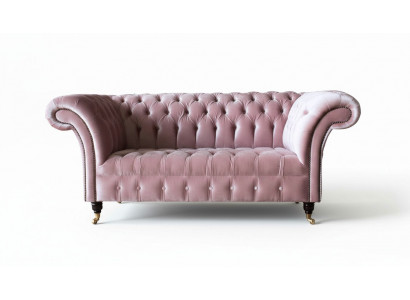 Chesterfield Zwei Sitzer 2 Sitz Couch Polster Sitz Sofa Couchen Design