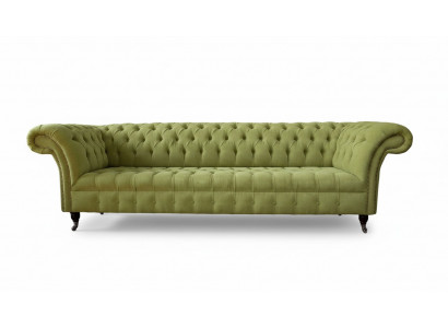 Chesterfield Grün Couch Sofa Polster 4 Sitzer Couchen Sitz Sofas Neu