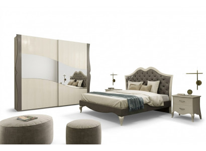 Design Betten Schlafzimmer Bett 2x Nachttische Modern Luxus Möbel 3tlg