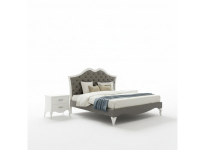 Bett Schlafzimmer Set Bett 2x Nachttisch Modern Italienische Möbel 3tlg