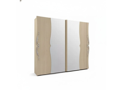 Echtholz Kleiderschrank Holzschrank Schrank Schlafzimmer Möbel Italien