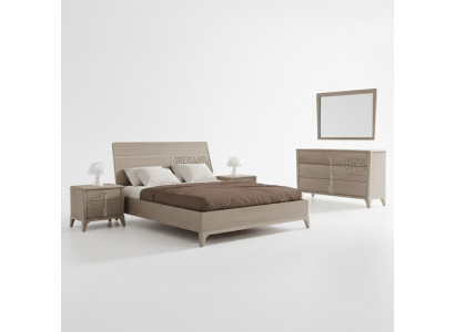 Bett Schlafzimmer Sets Designer Luxus Komplettes 2x Nachttische 3 tlg.