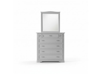 Kommode mit Spiegel Möbel Moderne Kommode Holz Schlafzimmer Weiß Neu