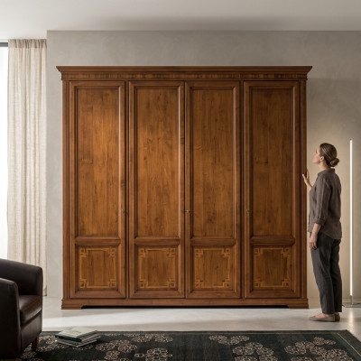 Schlafzimmer Schrank Holz Italienischer Möbel Schränke Kleiderschrank