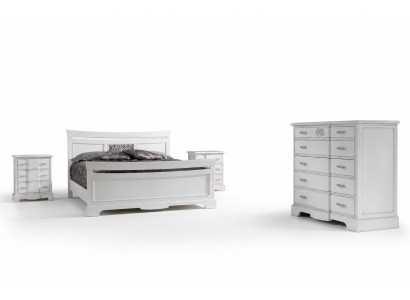 Bett 2x Nachttische 4tlg Schlafzimmer Set Modern Luxus Schlafzimmer Neu