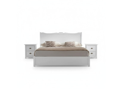 Schlafzimmer Design Modern Luxus Schlafzimmer Bett 2x Nachttische 3 tlg