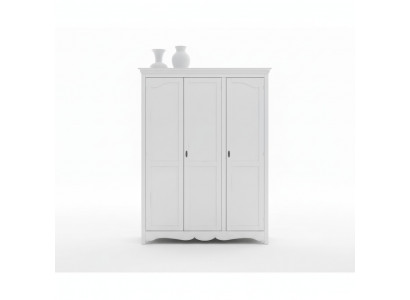 Kleiderschrank Holzschrank Schrank Schlafzimmer Luxus Möbel Weiß Neu