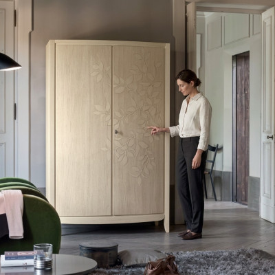 Kleiderschrank Schlafzimmer Holz Klassischer Schrank Möbel Schränke
