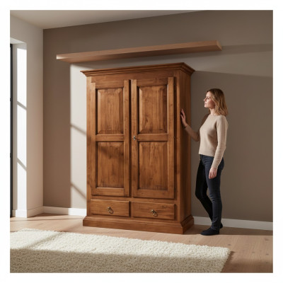 Italienische Schlafzimmer Möbel Design Kleiderschrank Holz Schrank Neu