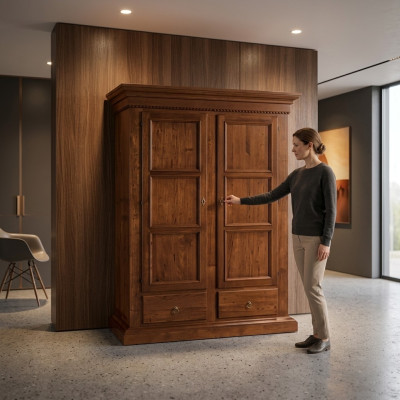 Schrank Kleiderschrank Italienische Möbel Schlafzimmer Holzschrank Neu