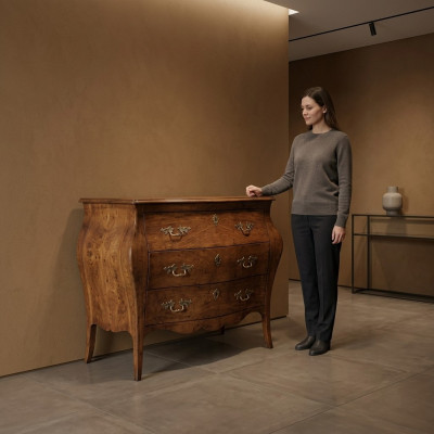 Designer Luxus Italienische Holz Möbel Kommode Schrank Anrichten Braun
