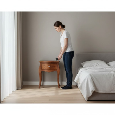 Nachttisch Design Möbel Nachttische Holz Schlafzimmer Beistelltisch Neu