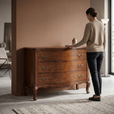 Luxus Kommode Holz Italienische Stil Möbel Kommoden Klassische Stil Neu