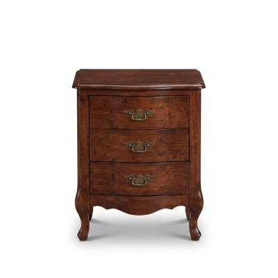 Nachttisch Luxus Holz Nachttische Tisch Konsolen Klassische Stil Braun