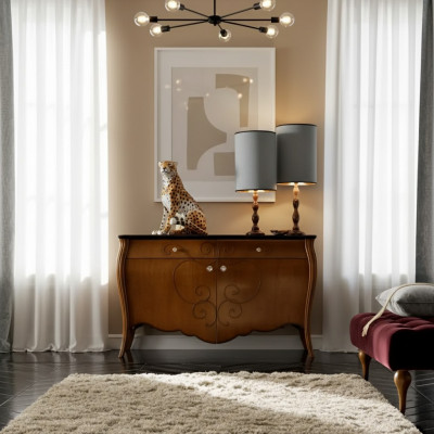 Sideboard Braun Holz Kommoden Italienische Möbel Einrichtung Schränke