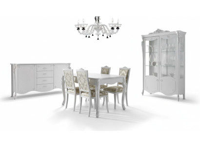 Esstisch 4x Stühle Stuhl Esszimmer Essgruppe Modern Sideboard Garnitur