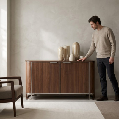 Sideboard Designer Luxus Schränke Kommode Braun Klassische Design Neu