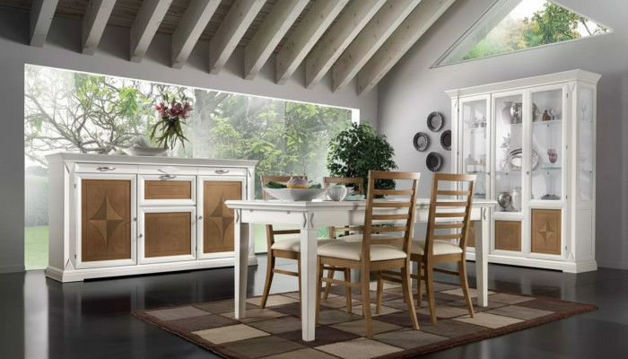 Esszimmer Esstisch 4x Stühle Garnitur Tisch Gruppe 7tlg. Set Klassische