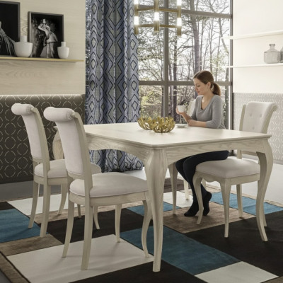Esszimmer Tisch Esstisch 4x Stuhl Garnitur Tische Stühle Set 5tlg Möbel