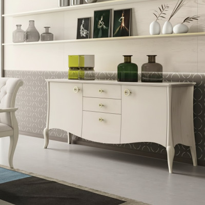 Italienische Möbel Sideboard Kommode Luxus Einrichtung Wohnzimmer Holz