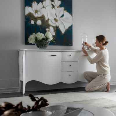 Holz Kommode Wohnzimmer Kommode Anrichte Sideboard Holz Schränke Neu