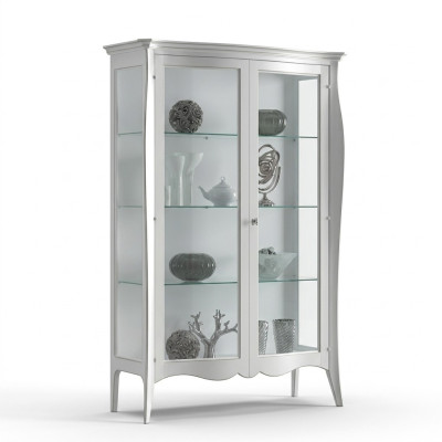 Vitrine Klassische Vitrinen Wohnzimmer Wohnzimmer Schränke Anrichte Neu