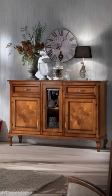Italienische Möbel Echtes Holz Sideboard Neu Kommode Schrank Wohnzimmer