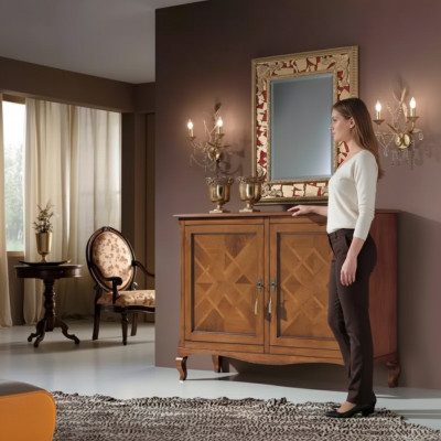 Massive Schrank Kommode Sideboard Braun Kommoden Anrichte Möbel Neu