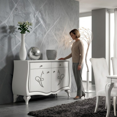 Sideboard Kommode Wohnzimmer Luxus Kommoden Weiß Möbel Holzschrank