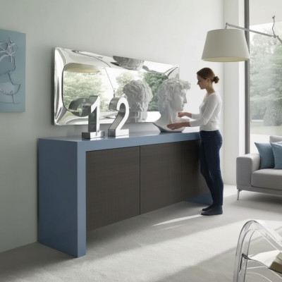 Kommode Wohnzimmer Holz Sideboard Schrank Luxus Italienische Möbel