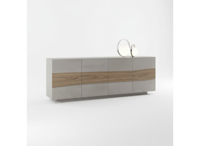 Kommode Schränke Holz Luxus Sideboard Wohnzimmer Möbel Schrank Grau