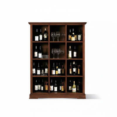 Schrank Bar Barschrank Vitrine Wohnzimmer Designer Regal Möbel Holz