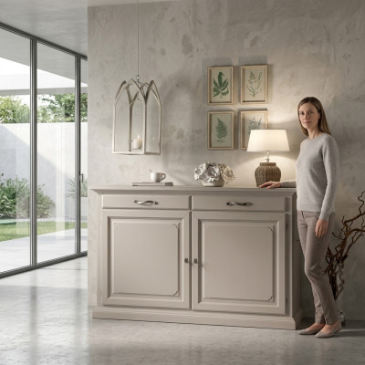Luxus Sideboard Kommode Anrichte Sideboards Schrank Kommoden Beige