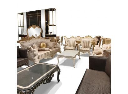 Designer Wohnzimmer Set Sofas Stilvollen Sessel Moderne Couchtisch Sofagarnitur