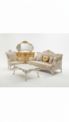 Designer Wohnzimmer Set 2x 3 Sitzer Sofas Exklusives Wohnzimmer Set