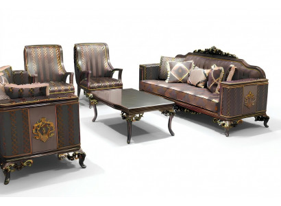 Wohnzimmer Set Sofagarnitur Naturfarben Design Polstermöbel Couchtisch