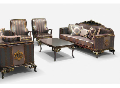Deluxe Wohnzimmer Sofa Set 3+3 Sitzer Modern Sofa Elegantes Wohnzimmer