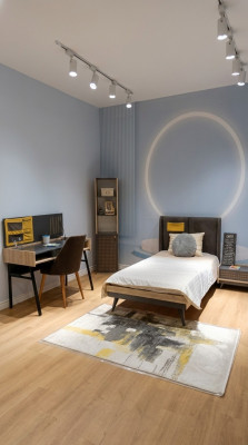 Stilove Schlafzimmer set Designer Jugendzimmer Möbel Bett + Nachttisch