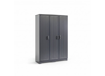 Kleiderschrank Schrank Möbel Schlafzimmer Schränke Holz Schwarz Loft