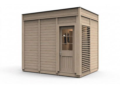 Sauna Holz Woodpro Garten Holzsauna Outdoor Saunas Trockensauna 345x245x318