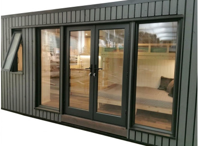 Campinghaus Gartenhaus Häuschen Holzhaus Ferienhaus Luxus 490cm Camping