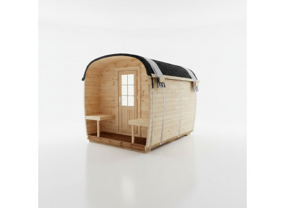 Sauna Holz Trockensauna Garten Holzsauna Outdoor Saunas 300x230x270