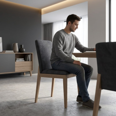 Esszimmerstuhl Küchenstuhl Wohnzimmer Stuhl aus Beine aus holz