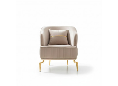 Wohnzimmer Sessel Möbel Drehsessel 1 Sitzer Moderne rot Design Textil