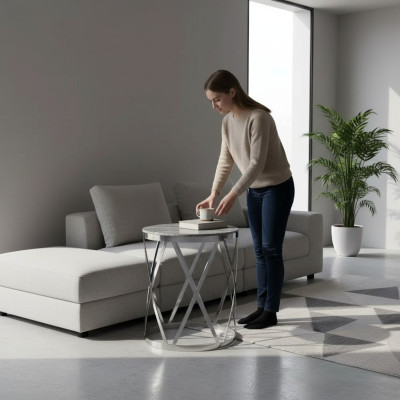 Wohnzimmer Couchtisch Modern Möbel Tisch Luxus Beistelltisch Design