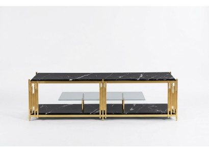Wohnzimmer TV Staender Modern schwarz Fernseher Ständer Schrank Möbel